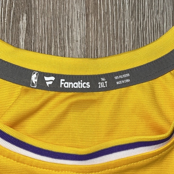 Mens Fanatics Branded Lebron James Jersey lakers size 2XLT - Picture 3 of 9